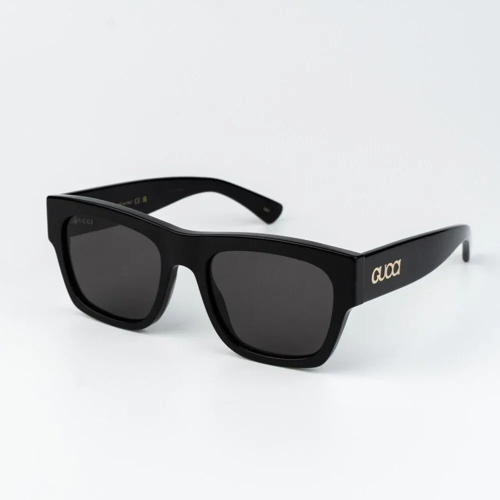 Gucci Men Sunglasses Black Grey Square GG1793S 001 NEW AUTHENTIC